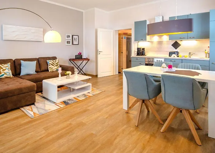 Strandvillen - Mit Meerblick, 1 Schlafzimmer Und Balkon Sv-606 * Binz